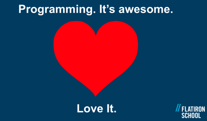 Programming. It's awesome. Love it. 