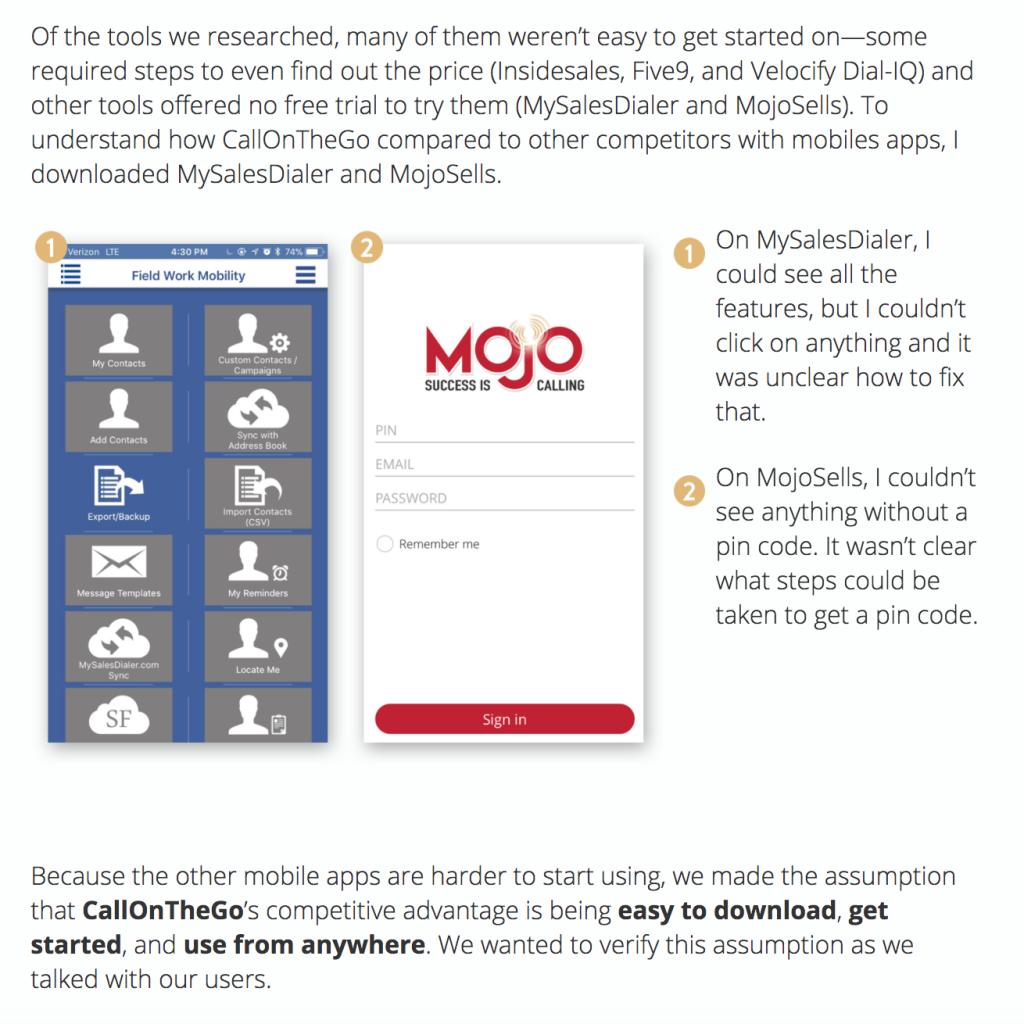 Blog: mojo app