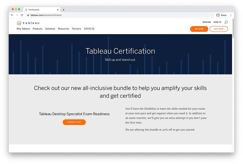 Graphic: Tableau certification