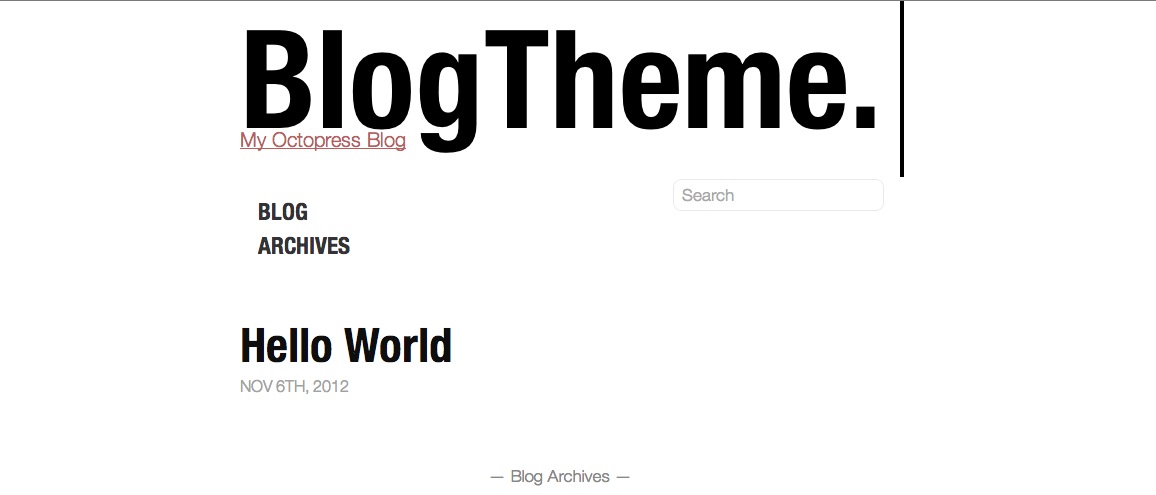 Blog: Theme Blog