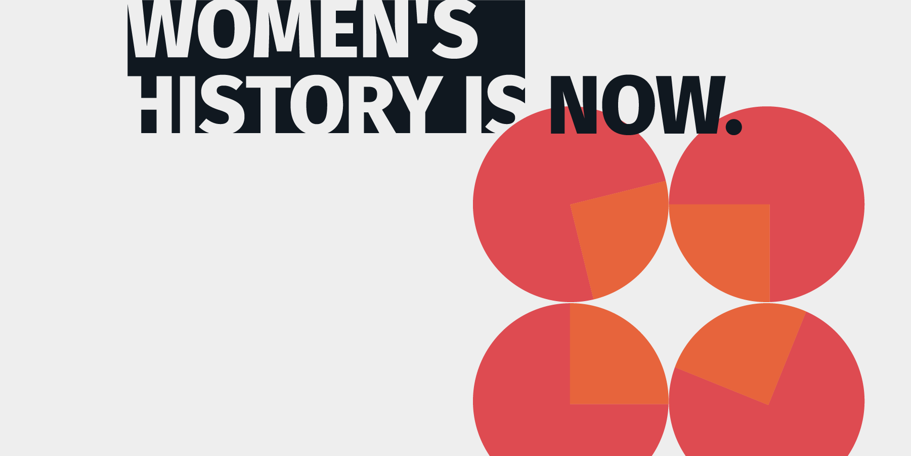 graphic of women's history in tech