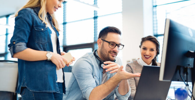 students in an Immersive learning bootcamp