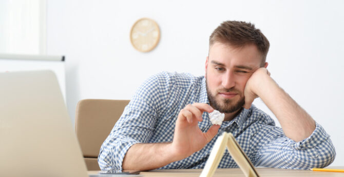 Self-sabotage in the job search