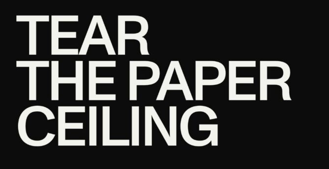 tear the paper ceiling logo